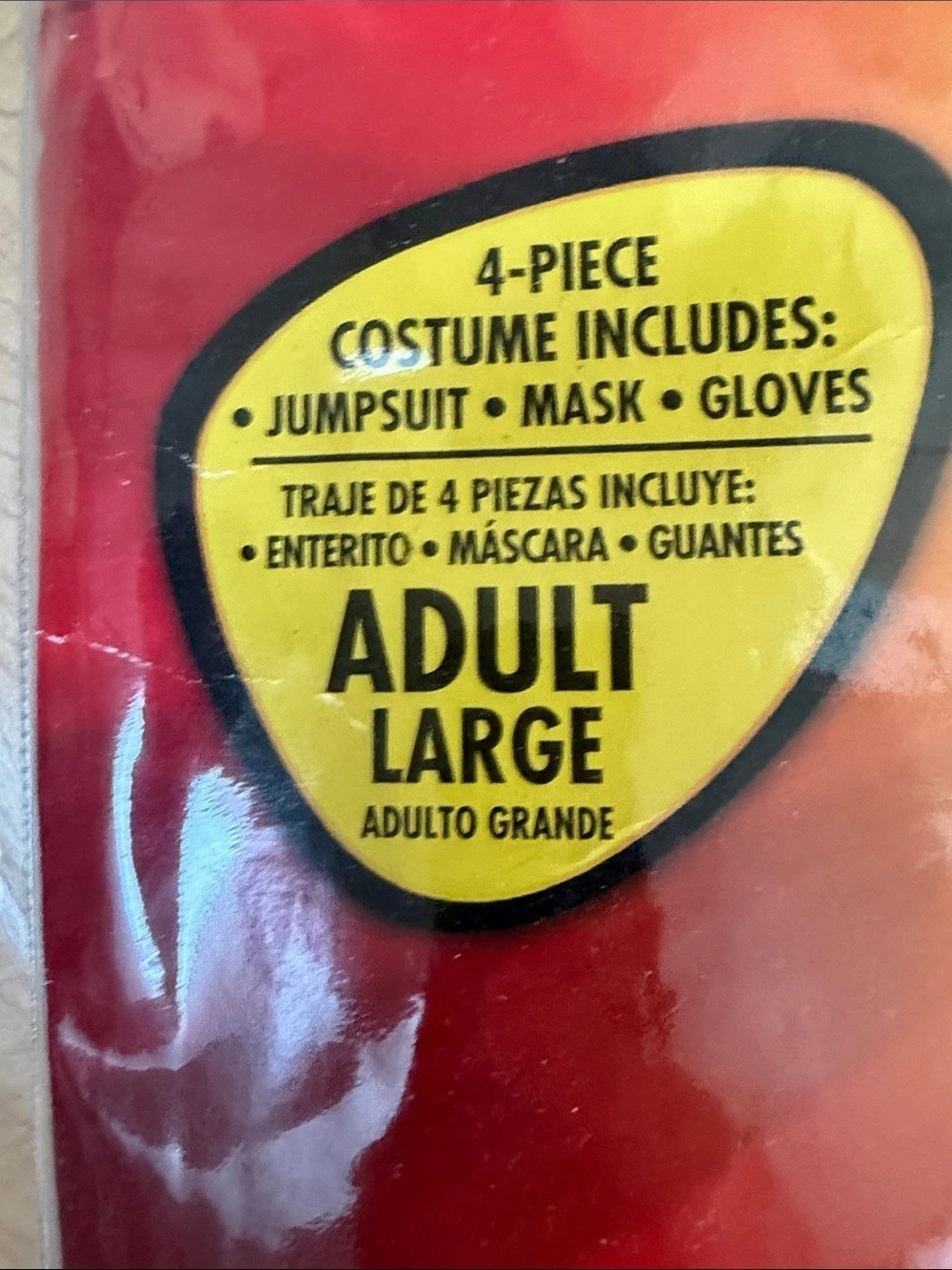 Disney Pixar Incredibles 2 Elastigirl Adult Large 4-Piece Costume NWT - Picture 4 of 4
